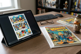 O lançamento digital de Howard, o Pato, mostra como leitura, colecionismo e tecnologia estão se encontrando no mercado de quadrinhos.